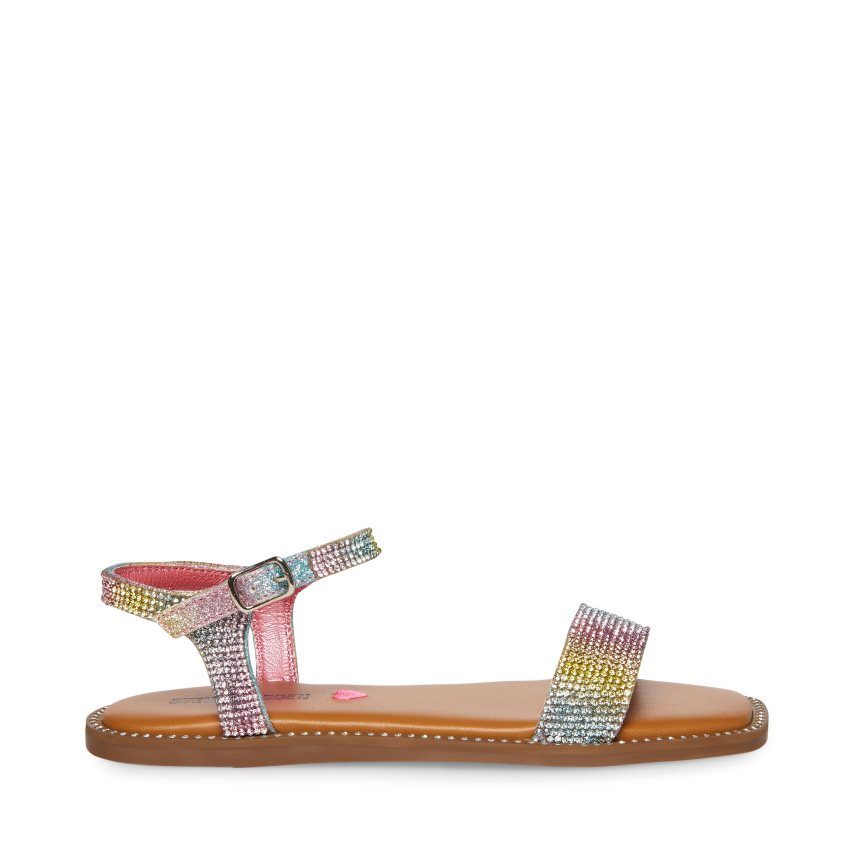 Sandalias Planas Steve Madden Jnishar Niños Multicolor | ES OU30E6